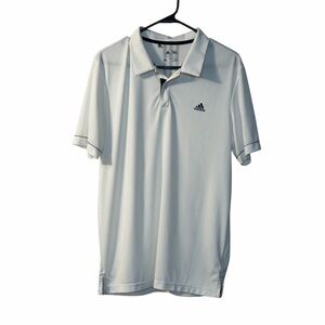 Adidas Men’s M White Golf Polo Performance Shirt